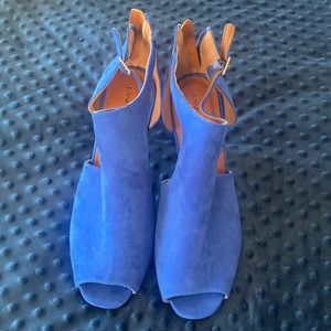 Beautiful blue shoes from lane Bryant. Bought but never ended up wearing!